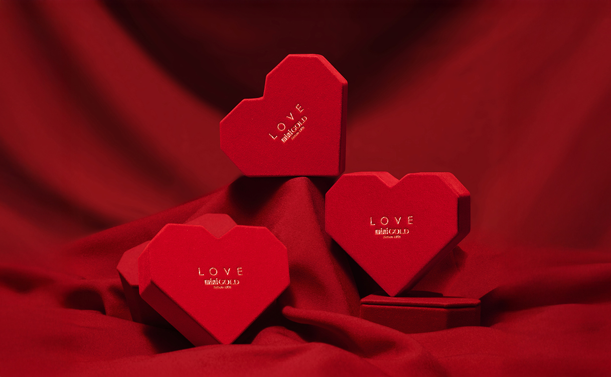 miniGOLD Valentine Heart